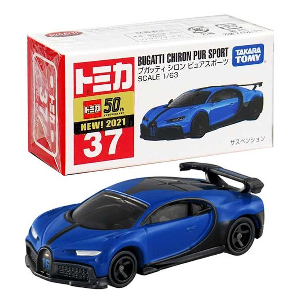 TOMICA NO.37 BUGATTI CHIRON PURE SPORTS TOMICA NO.37 BUGATTI CHIRON PURE SPORTS